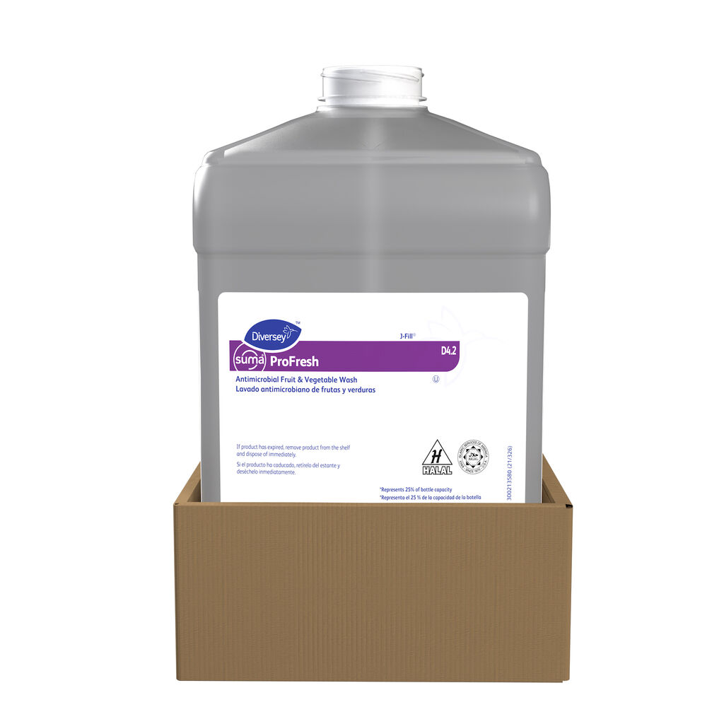 Suma® ProFresh D4.2, 1.5L, J-Fill® / QuattroSelect® - Antimicrobial Fruit & Vegetable Wash
